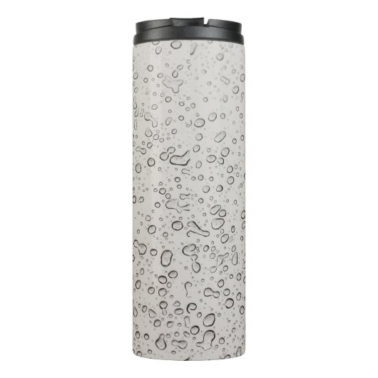 Wassertröpfchen Thermosbecher (Rückseite)