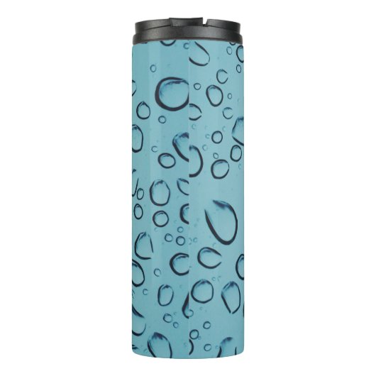 Wassertröpfchen Thermosbecher (Rückseite)