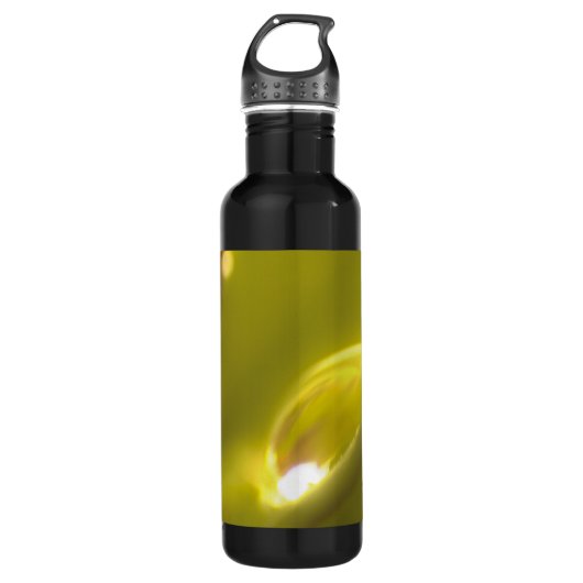 Wassertropfen 1 edelstahlflasche (Vorderseite)