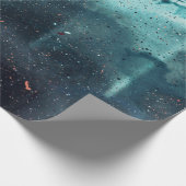 Wassertropfen an Glasfenstern Geschenkpapier (Ecke)