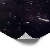 Wassertropfen an Glasfenstern Poster (Ecke)