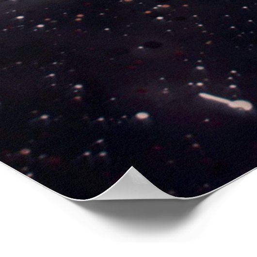 Wassertropfen an Glasfenstern Poster (Ecke)