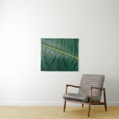 Wassertropfen auf Bananenblättern Wandteppich (Beispiel (Horizontal))