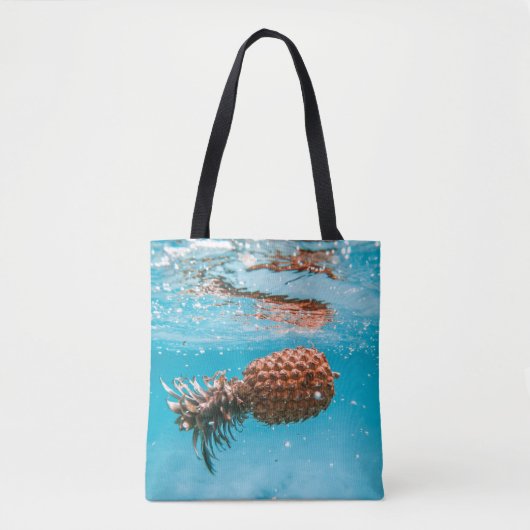 Wassertropfen auf braune Pflanze Tasche (Vorderseite)