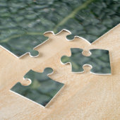 Wassertropfen auf einem Kohlkopf Puzzle (Seite)