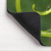 Wassertropfen auf einem Wein Mousepad (Ecke)