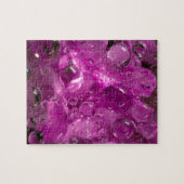 Wassertropfen auf einer Blume, Kalifornien Puzzle (Horizontal)