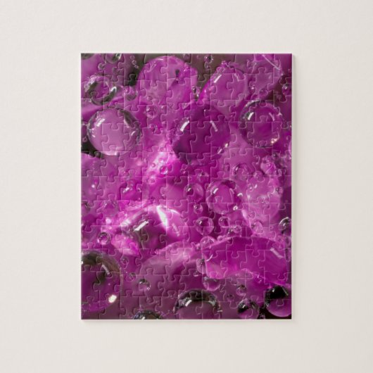 Wassertropfen auf einer Blume, Kalifornien Puzzle (Vertikal)