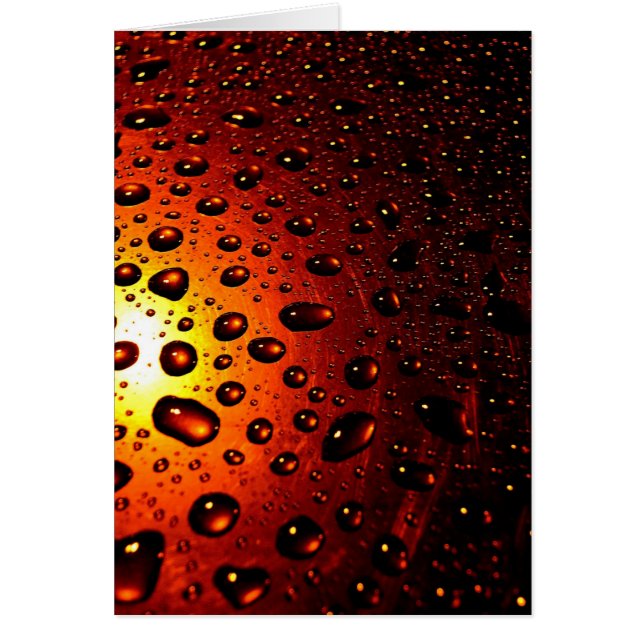 Wassertropfen auf Glas (Vorne)
