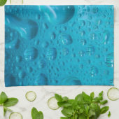 Wassertropfen auf Glas:- Handtuch (Gefaltet)