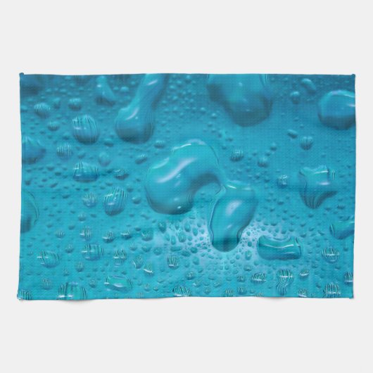 Wassertropfen auf Glas:- Handtuch (Horizontal)