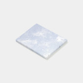 Wassertropfen auf Glas Post-it Klebezettel (angewinkelt)