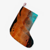 Wassertropfen auf Glasplatte Kleiner Weihnachtsstrumpf (Vorderansicht (hängend))