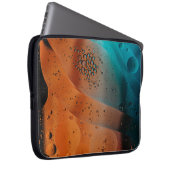 Wassertropfen auf Glasplatte Laptopschutzhülle (Vorne Rechts)