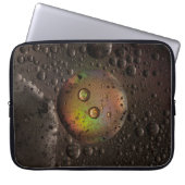 Wassertropfen auf Glasplatte Laptopschutzhülle (Vorderseite)