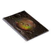 Wassertropfen auf Glasplatte Notizblock (Rechte Seite)