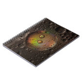 Wassertropfen auf Glasplatte Notizblock (Linke Seite)