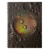 Wassertropfen auf Glasplatte Notizblock (Vorderseite)