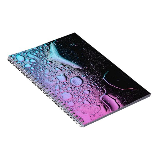 Wassertropfen auf Glasplatte Notizblock (Rechte Seite)