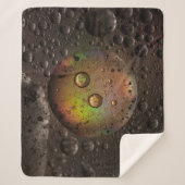 Wassertropfen auf Glasplatte Sherpadecke (Vorderseite)