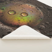 Wassertropfen auf Glasplatte Sherpadecke (3/4)