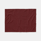 Wassertropfen auf Krimsonmetall Fleecedecke (Vorderseite (Horizontal))