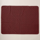 Wassertropfen auf Krimsonmetall Sherpadecke (Vorderseite (Horizontal))