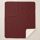 Wassertropfen auf Krimsonmetall Sherpadecke (Vorderseite)