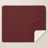 Wassertropfen auf Krimsonmetall Sherpadecke (Vorderseite (Horizontal))