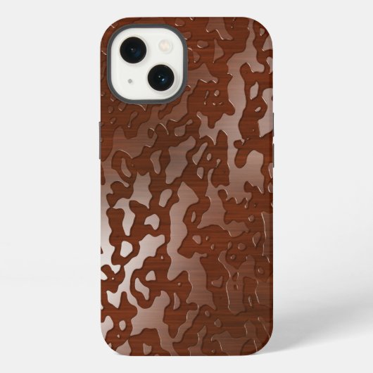 Wassertropfen auf Redwood iPhone Hülle (Rückseite)