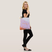 Wassertropfen auf roter Oberfläche Tasche (Am Model)