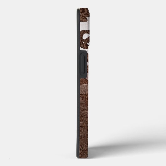 Wassertropfen auf Treibholz Case-Mate iPhone Hülle (Rückseite / Rechts)