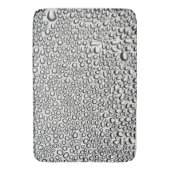 Wassertropfen auf weißem Hintergrund Bath Mat Badematte (Vorderseite Vertikal)