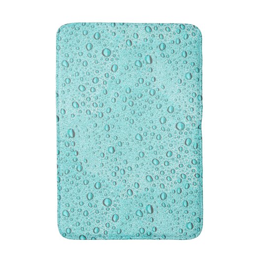 Wassertropfen Badematte (Vorderseite Vertikal)