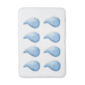 Wassertropfen Bath Mat Badematte (Vorderseite Vertikal)
