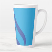 Wassertropfen-Design auf weißer Tasse (Rechts)