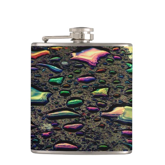 Wassertropfen Flachmann (Vorderseite)