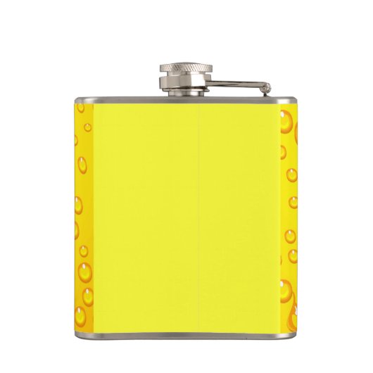 Wassertropfen Flachmann (Rückseite)