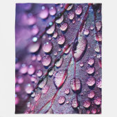 Wassertropfen Fleecedecke (Vorderseite)