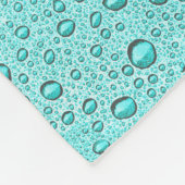 Wassertropfen Fleecedecke (Ecke)
