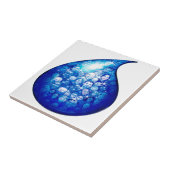 Wassertropfen Fliese (Seite)