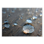 Wassertropfen Fotodruck (Vorne)