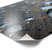 Wassertropfen Fotodruck (Ecke)