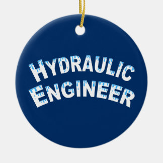 Wassertropfen für hydraulische Ingenieure Keramik Ornament