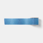 Wassertropfen gegen den blauen Himmel Satinband (Vorderseite)