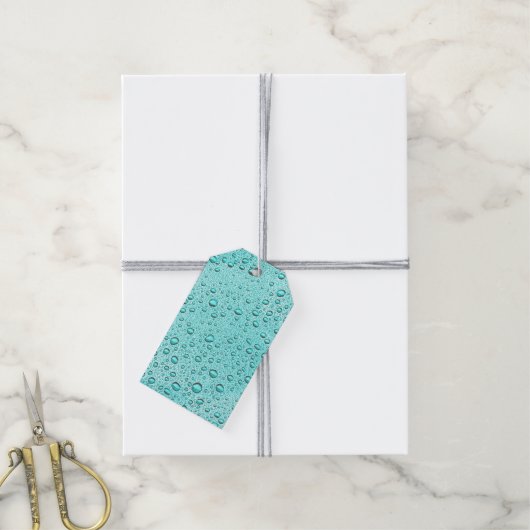 Wassertropfen Geschenkanhänger (Mit Garn)
