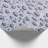 Wassertropfen Geschenkpapier (Ecke)