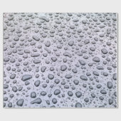 Wassertropfen Geschenkpapier (Flach)