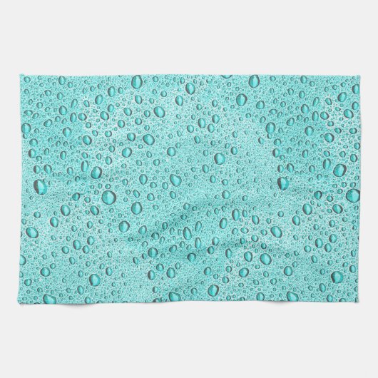 Wassertropfen Geschirrtuch (Horizontal)