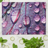 Wassertropfen Geschirrtuch (Gefaltet)